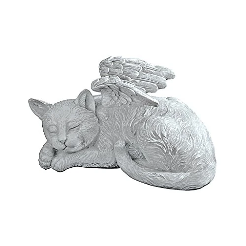 Offre limitée : Design Toscano Mémorial Chat Pet Ange Statue Honorifique Pierre Tombale, 25.5 cm, polyrésine, pierre antique de 25.53 € à 21.84 € (14% de remise)