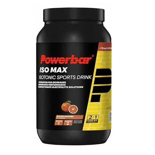 Offre limitée : Powerbar Isomax (1200g) Orange sanguine (avec caféine) de 22.99 € à 18.99 € (17% de remise)
