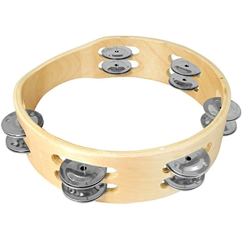 Limited offer: Tiger Tambourine, Natural, 8-inch (TAM84-08) from 12.99 EUR to 10.82 EUR (save 17%)
