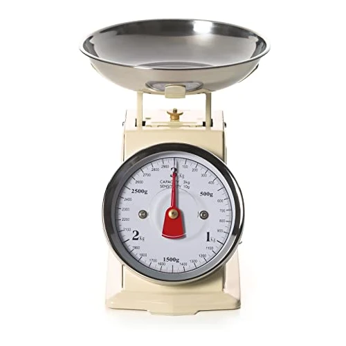 Limited offer: Excèlsa Vintage Cream Kitchen Scales 3 Kg./10 Gr. from 29.34 EUR to 20.41 EUR (save 30%)