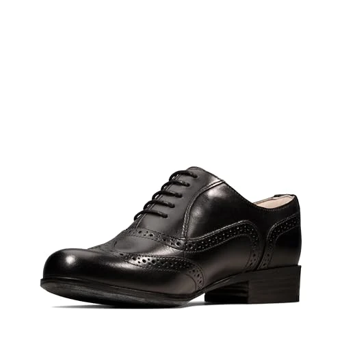 Oferta limitowana: Clarks Hamble Oak - Derby Kobiety, Czarny Black Leather, 38 EU z 309.00 zł na 309.00 zł (oszczędź 0.00%)