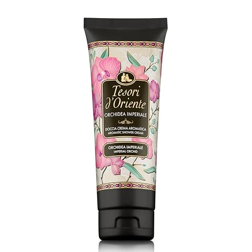 Offerta a tempo: Tesori d'Oriente - Doccia Crema Orchidea della Cina dalle Note Floreali, Deterge Dolcemente la Pelle e Dona Una Sensazione di Benessere, 250ml - 16% da 2.15 € a 1.80 €
