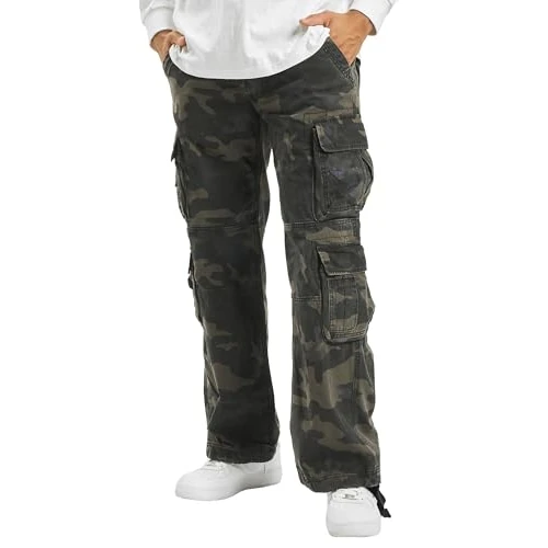Limited offer: Brandit Authentic Cargo Pants for Men - Extra Long Drawstring, Rear and Cargo Pockets, and Belt and Hanging Loops from 69.90 EUR to 49.43 EUR (save 29%)