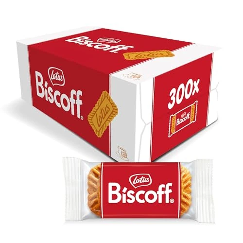 Biscoff Original Caramelised Single Biscuits (Pack of 300 - catering size)
