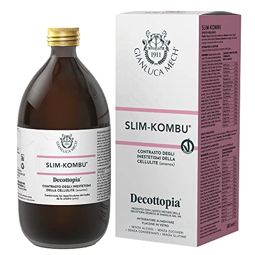 Begrenztes Angebot: Gianluca Mech - Slim-Kombu, glutenfreies Nahrungsergänzungsmittel nach der Decottopie-Methode mit Ananas-Geschmack - 500 ml von 24.90 EUR auf 24.90 EUR (Rabatt 0%)