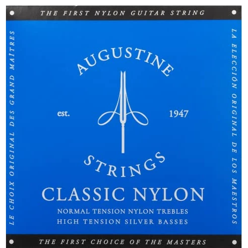Limited-time offer: Augustine Classic Blue Nylon Guitar Strings - High Tension - 1 Set from $12.49 to $12.49 (save 0.00%)