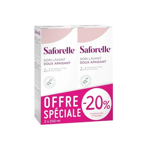 SAFORELLE Soin Lavant Doux Lot de 2 x 250 ml