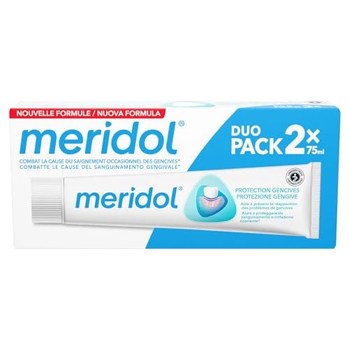 Offre limitée : Méridol Dentifrice Lot de 2 x 75 ml de 7.48 EUR à 5.15 EUR (remise 31%)