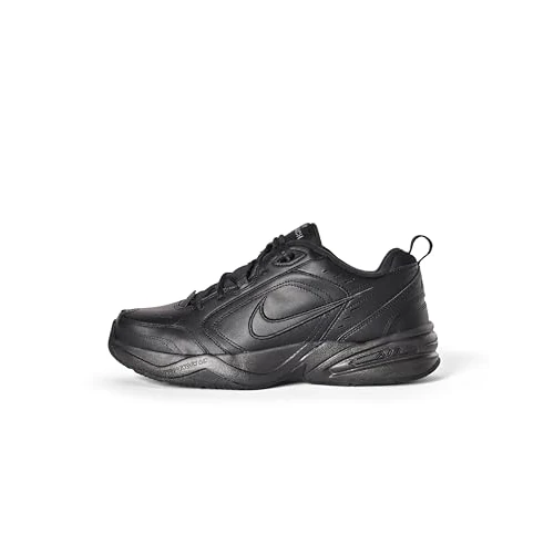 NIKE Men's Air Monarch Iv Gymnastics Shoe, Black, 5.5 UK
