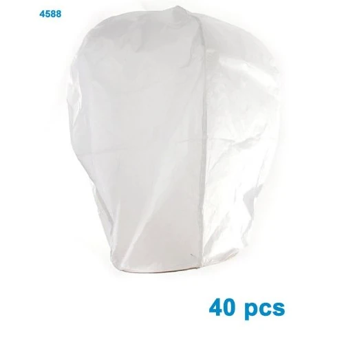 Pack 40 lanternes Chinoises Blanches Volantes