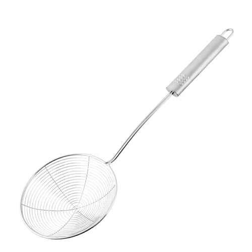 Oferta limitada: Fackelmann Espumadera de alambre de acero inoxidable, adecuada para escurrir frituras de sartenes y ollas, Color inox, apta para lavavajillas, 36x11,8 cm, 1 ud de 7.95 € a 7.95 € (ahorro 0.00%)