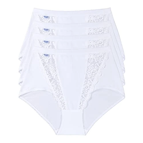 Oferta ograniczona: Sloggi Figi damskie (4 sztuki), biały, 54 z 114.42 EUR na 114.42 EUR (znizka 0%)
