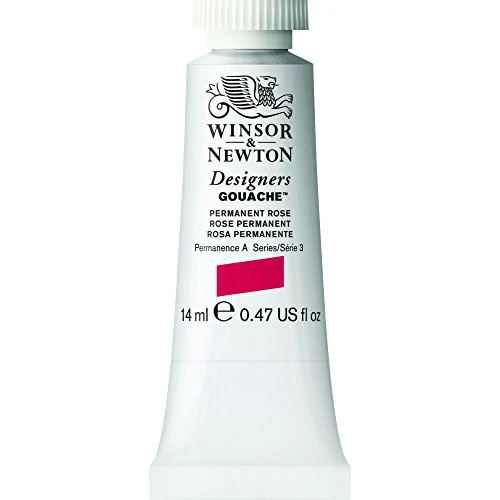 Offerta a tempo: Winsor & Newton Designers Gouache, vernici fine per artisti, Pigmenti di qualità, copertura ottimale, Qualità d'archivio, Tubo da 14 ml - ROSA PERMANENTE - 0.00% da 11.70 € a 11.70 €