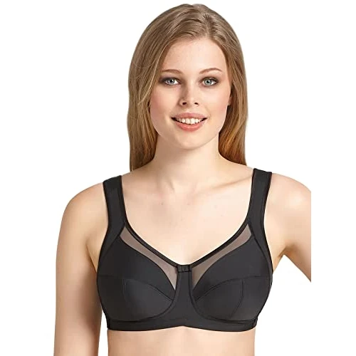Anita Comfort Soutien-gorge-Bretelles réglables Femme, Noir, 105B