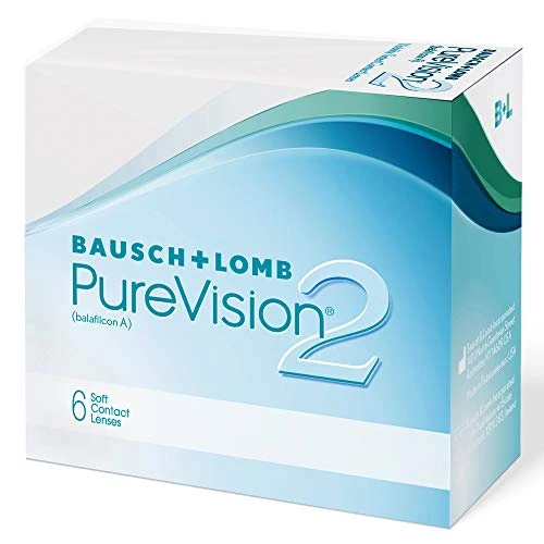 Begrenztes Angebot: Bausch + Lomb PureVision 2 Monatslinsen, sehr dünne sphärische Kontaktlinsen, weich, 6 Stück / BC 8.6 mm / DIA 14 / -2,50 Dioptrien von 25.99 EUR auf 25.99 EUR (Rabatt 0%)