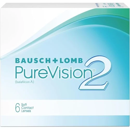 PureVision 2 BAUSCH + LOMB lentillas mensuales esféricas, 6 unidades / 8.6 BC / 14.00 DIA / +05,00