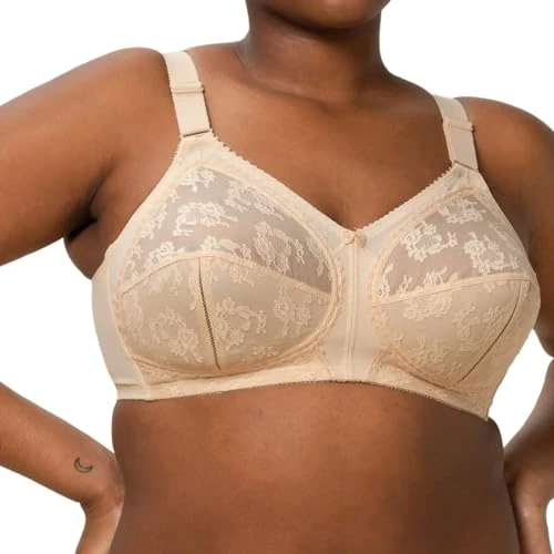 Triumph Damen BH Doreen X, ohne Bügel, ohne Polsterung, Verstellbare Träger, 80F, Skin
