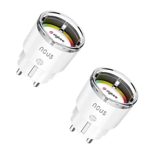 Offerta a tempo: A1Z Presa Intelligente ZigBee con Monitoraggio Energetico, 10A, Controllo Remoto, Comando Vocale, Timer & Programmazione, Compatibile con Alexa, Google Home, Richiede Hub ZigBee, Pack of 2 - 5% da 27.49 € a 26.12 €