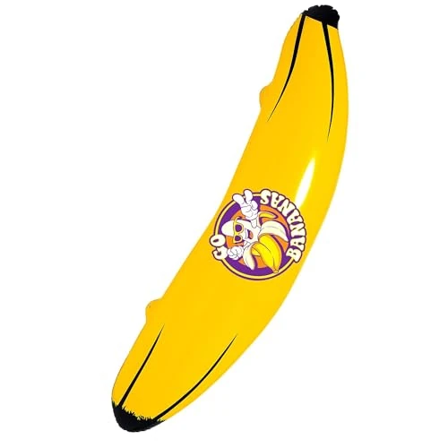 Offerta a tempo: W WIDMANN MILANO Party Fashion - 2461B - Banana gonfiabile alta circa 100 cm, elemento decorativo per carnevale, feste hawaiane o feste a tema - 59% da 5.99 € a 2.45 €