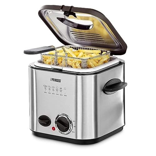 Offre limitée : Princess Mini Friteuse & Fondue – 1,2 L – Avec 6 fourchettes à fondue – Chauffage rapide – Filtre anti-odeurs – 840 W – 182611 de 61.07 € à 40.92 € (33% de remise)