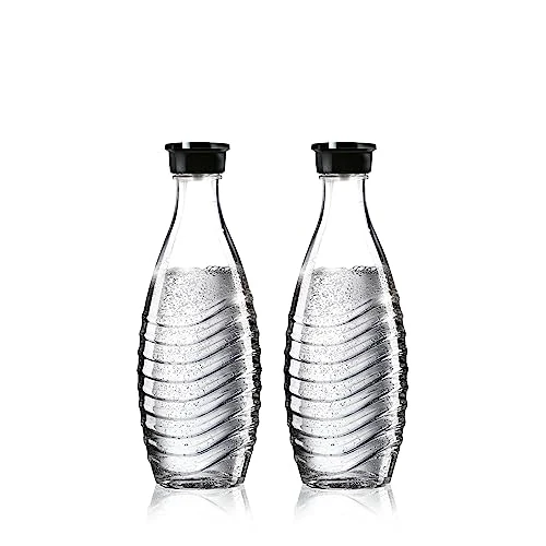 Sodastream Set 2 Bottiglie da utilizzare SOLO per gasatore Crystal, capacità 0,75 L