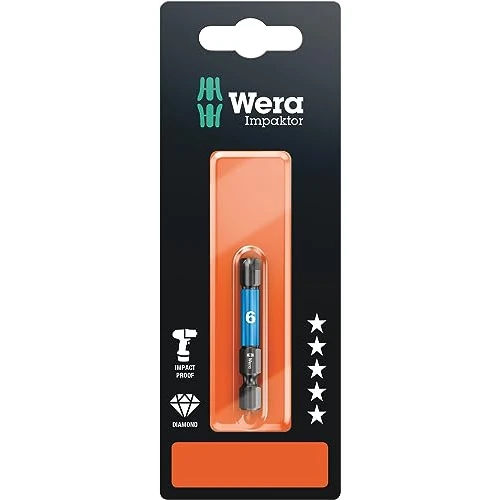 Offerta a tempo: Wera, 840/4 IMP DC Impaktor Inserti SB, Hex-Plus, 6.0 x 50 mm - 0.00% da 10.72 € a 10.72 €