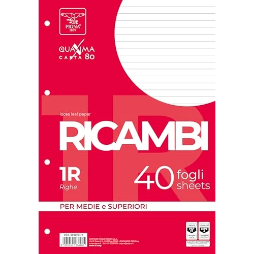 Limited offer: Pigna 00629031R-S Paper Refill from 1.50 EUR to 1.50 EUR (save 0%)