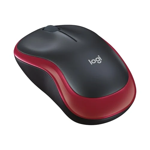 Limited offer: Logitech M185 Wireless Mouse, 2.4GHz With USB Mini Receiver, 12-Month Battery Life, 1000 DPI Optical Tracking, Ambidextrous, Compatible With PC, Mac, Laptop - Red from 12.99 EUR to 10.00 EUR (save 23%)