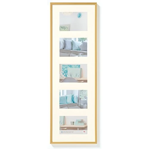 Oferta limitada: walther design marco de fotos oro 5X 10x15 cm galería con passe-partout, marco de plástico New Lifestyle KV515G de 35.16 € a 35.16 € (ahorro 0.00%)