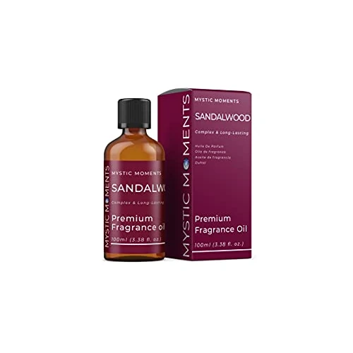 Offerta a tempo: Mystic Moments | Olio profumato Legno di Sandalo | 100ml | Legno Di Sandalo: una fragranza dalle note calde e legnose, per candele, saponi, cere profumate e diffusori. - 17% da 15.95 € a 13.25 €