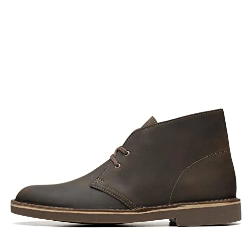 Clarks Bushacre 2, Botas Modelo Chukka Hombre, Cera de Abeja, 45 EU