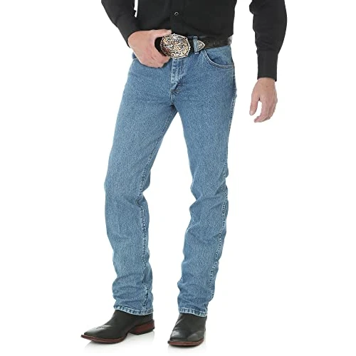 Oferta limitada: Wrangler Pantalones Vaqueros Ajustados para Hombre, Corte Vaquero, Lavada a la Piedra., 38W / 36L de 52.69 € a 52.69 € (ahorro 0.00%)