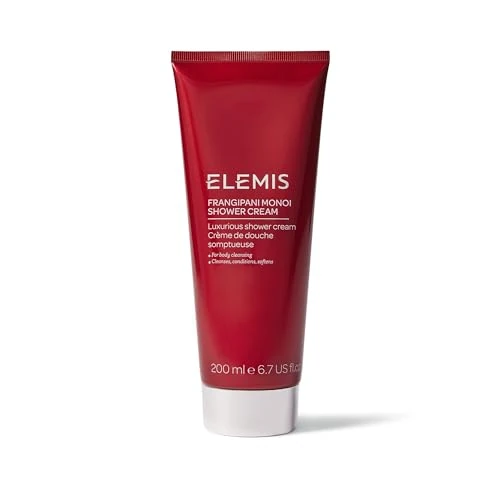 Offerta a tempo: Elemis Frangipani Monoi Shower Cream 200 ml – crema doccia lussuosa per detergere, bagnodoccia ammorbidente infuso con frangipani e oli esotici - 28% da 38.00 € a 27.20 €