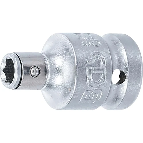 Offerta a tempo: BGS 8201 | Bussola porta inserti con sfera di tenuta | quadro interno 12,5 mm (1/2") | esagono interno 6,3 mm (1/4") - 0.00% da 7.46 € a 7.46 €