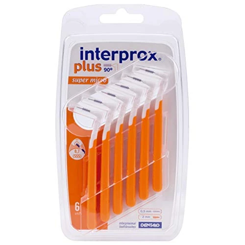 Limited offer: Interprox 0.5 MM Orange Super Micro Plus INTERPROXIMAL Brush 6'S from 13.97 EUR to 13.97 EUR (save 0%)