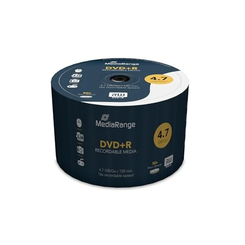Limited-time offer: MediaRange MR445 DVD+R 4.7GB 16x (50) Cake Box once writable from 13.84 £ to 13.84 £ (save 0.00%)