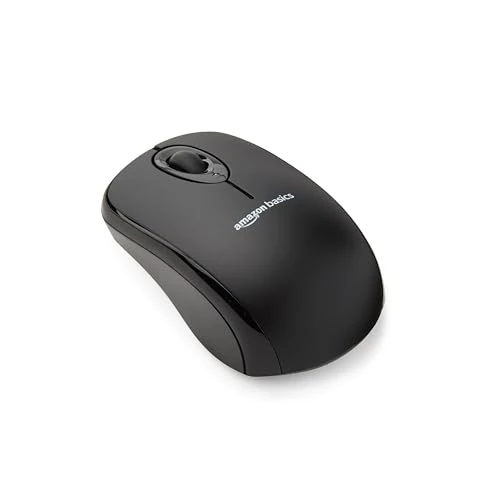 Oferta limitowana: Amazon Basics Bezprzewodowa myszka komputerowa z nano odbiornikiem USB, czarna z 46.98 zł na 46.98 zł (oszczędź 0.00%)