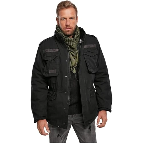 Offerta a tempo: Brandit M65 Giant Jacket, Color: black, Size: S - 45% da 129.90 € a 71.99 €