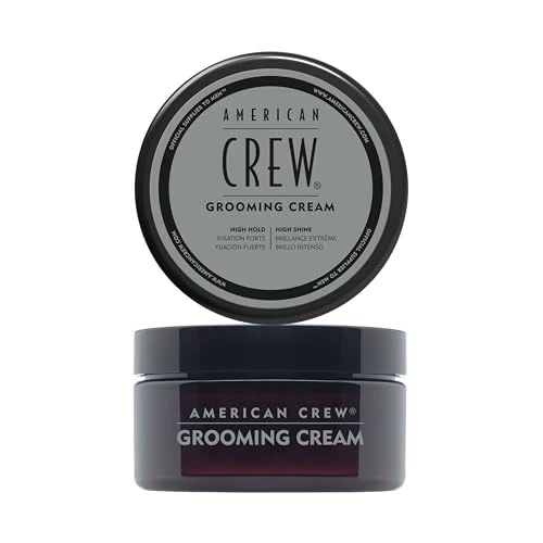 Offerta a tempo: American Crew Grooming Cream, Cera Capelli Uomo, Tenuta Forte & Finish Brillante, Crea Look Lisci & Lucidi, 85g - 22% da 17.80 € a 13.89 €