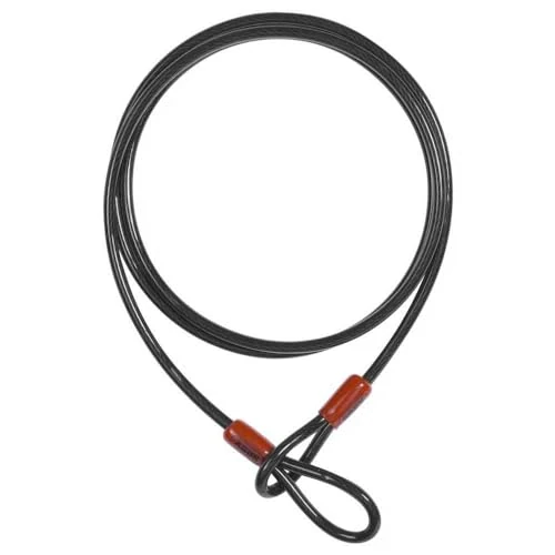 Offerta a tempo: ABUS Cobra 10 loop cable - cavo in acciaio rivestito in plastica - sicurezza per accessori di biciclette e moto - lunghezza 1,4 metri, spessore 10 mm, nero - 15% da 15.95 € a 13.55 €