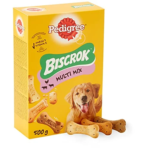 Offerta a tempo: Pedigree Biscrok Multi Mix Snack, Biscotti per Cani — 30% da 28,99 € a 20,19 €