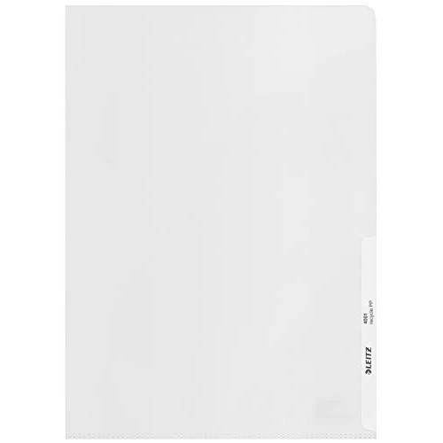 Offerta a tempo: Leitz Busta a L, Formato A4, Confezione da 25, Plastica Non Tossica, Superficie Opaca Goffrata, Spessore 140 Micron, 100% Riciclabile, Ecologico, Gamma Recycle, Trasparente, 40013003 - 0.00% da 12.06 € a 12.06 €
