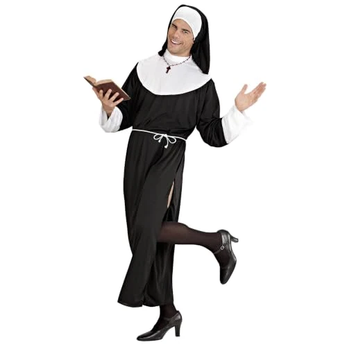 Limited-time offer: Funny Man Nun Costume Adult One Size Stag Fancy Dress from $48.00 to $48.00 (save 0.00%)