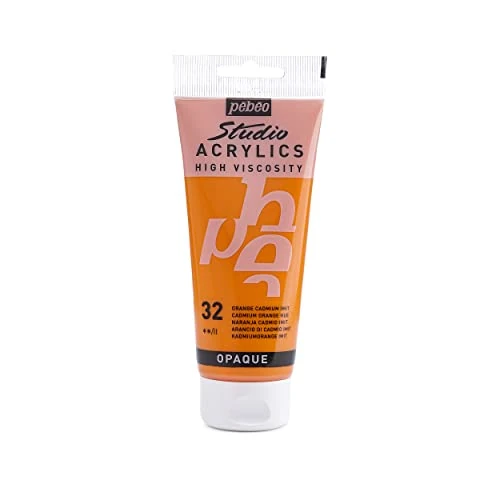 Oferta limitada: Pébéo - Acrílico Fine Studio - Pintura acrílica Naranja - Naranja Cadmio Imitatión - 100 ml de 5.75 € a 5.75 € (ahorro 0.00%)