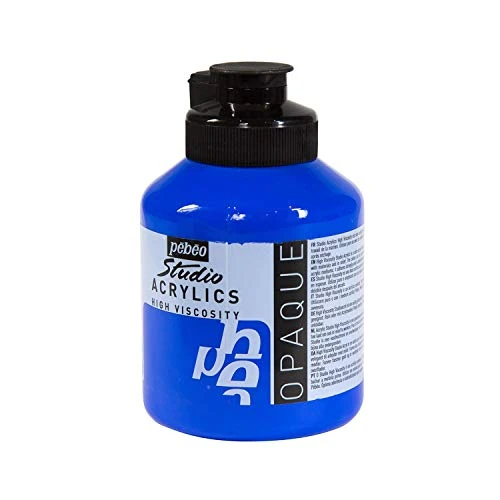 Offerta a tempo: Pébéo - Acrilico Fine Studio Acrilici - Pittura acrilica Blu Cobalto - Pittura di Imitazione Blu Cobalto Opaco 500 ml - 0% da 13.69 € a 13.69 €