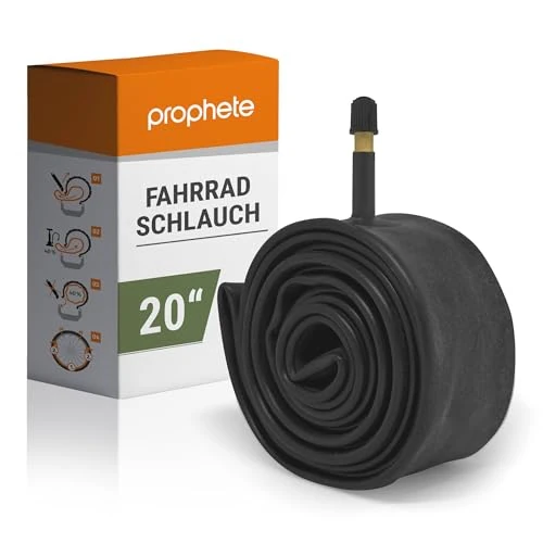 Tijdelijke aanbieding: Prophete Fietsbinnenband 20 autoventiel | ETRTO 47-406, 50-406, 54-406, 57-406 | geschikt van 20 x 1,75 20 x 2,125 inch (47/57-406), zwart, één maat van 6.56 € naar 6.56 € (0.00% korting)