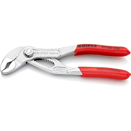 Oferta limitowana: KNIPEX Cobra Szczypce nastawne do rur nowej generacji chromowany pokryte antypoślizgowym tworzywem sztucznym 125 mm, 87 03 125 z 111.80 zł na 111.80 zł (oszczędź 0.00%)