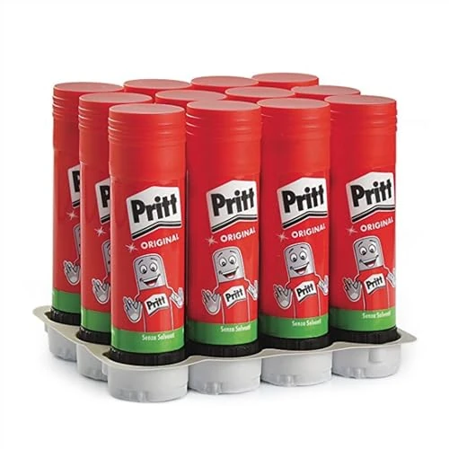 Limited-time offer: Pritt PS22 22 gm Solid Washable Non Toxic Stick Glue, Red, pack of 12 from 18.50 GBP to 18.50 GBP (save 0%)