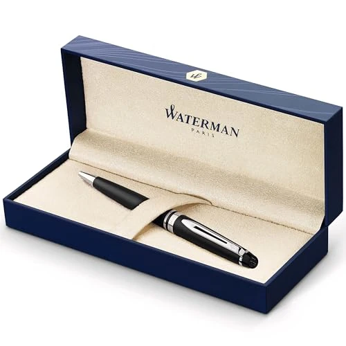 Limitiertes Angebot: Waterman Expert Kugelschreiber | Mattschwarz | Chromzierteile | Mittlere Spitze | Blaue Tinte | Geschenkbox von 85.36 EUR auf 85.36 EUR (Spare 0%)