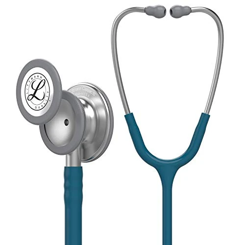 3M Littmann Classic III Bewakingsstethoscoop, Caribisch blauwe slang, 27 inch, 5623